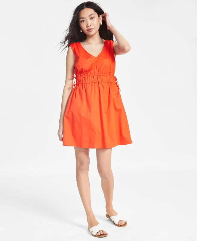Get It Before It’s Gone Women's Sleeveless A-Line Poplin Dress