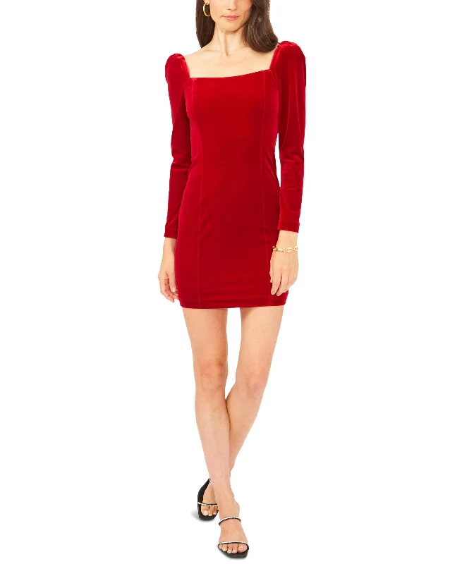 Special Price Women's Square-Neck Princess Seam Mini Dress