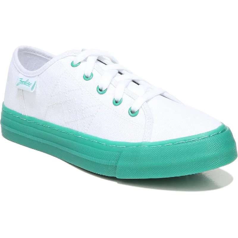 Best Bargains Zodiac Womens Ella Canvas Lifestyle Casual and Fashion Sneakers